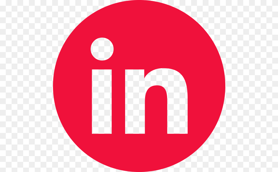 Linkedin Icon Linkedin Circle Logo, Sign, Symbol, Disk, Road Sign Png Image