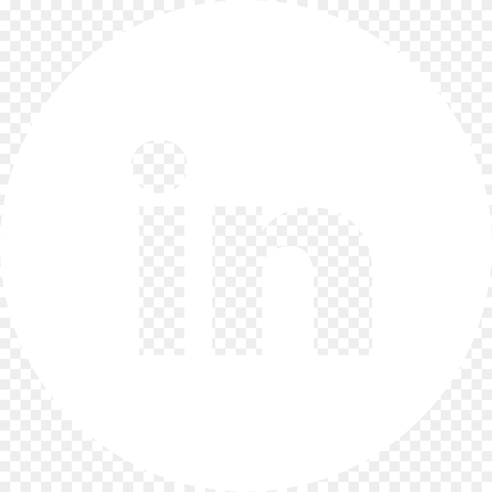 Linkedin Language Black And White Icon Circle, Cutlery Free Transparent Png