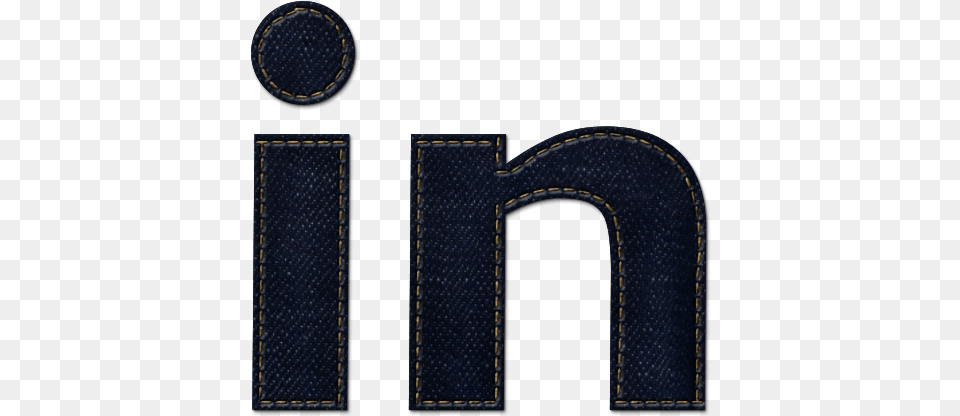 Linkedin Logo Denim Social Jean Icon Linkedin Icon, Clothing, Home Decor, Pants, Text Png