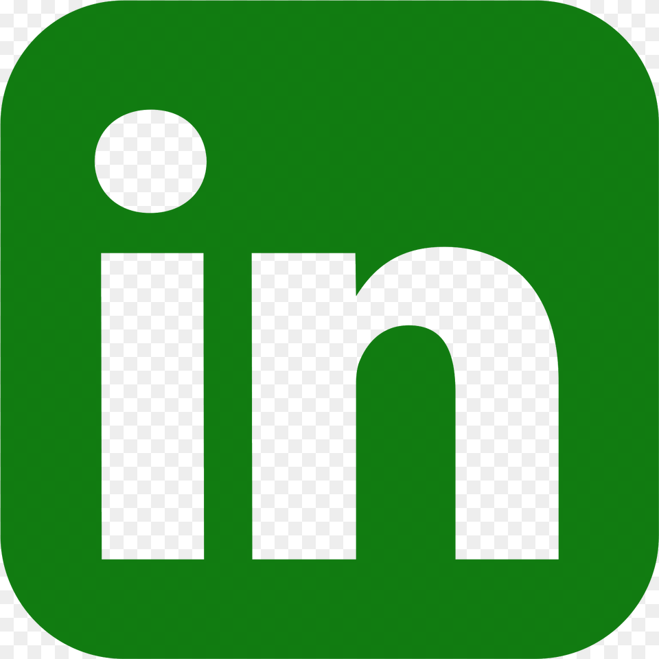 Linkedin Logo Green, Symbol, Text Png