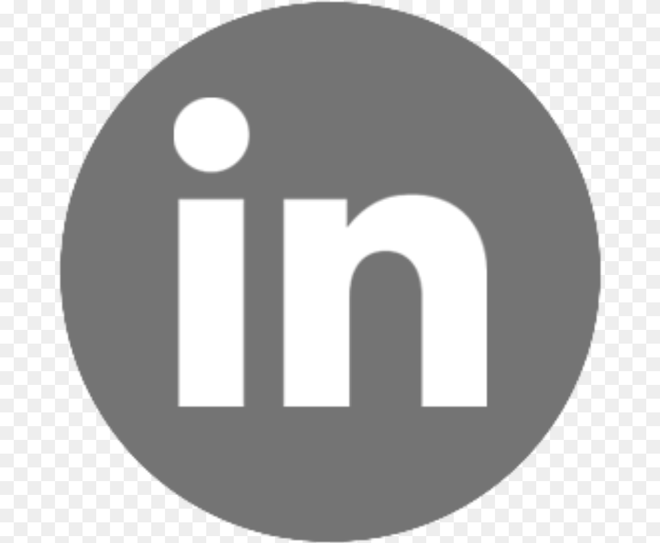 Linkedin Logo Grey, Disk Free Png Download