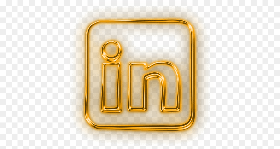 Linkedin Logosquare2neonwebtreatsetc U2013 Bizcatalyst 360, Gold, Mailbox Free Png Download