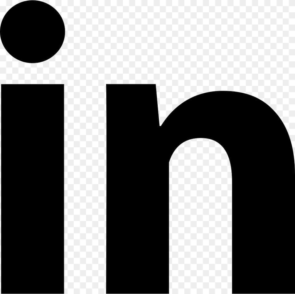 Linkedin Social Icon Svg, Logo, Symbol, Text, Number Free Png Download