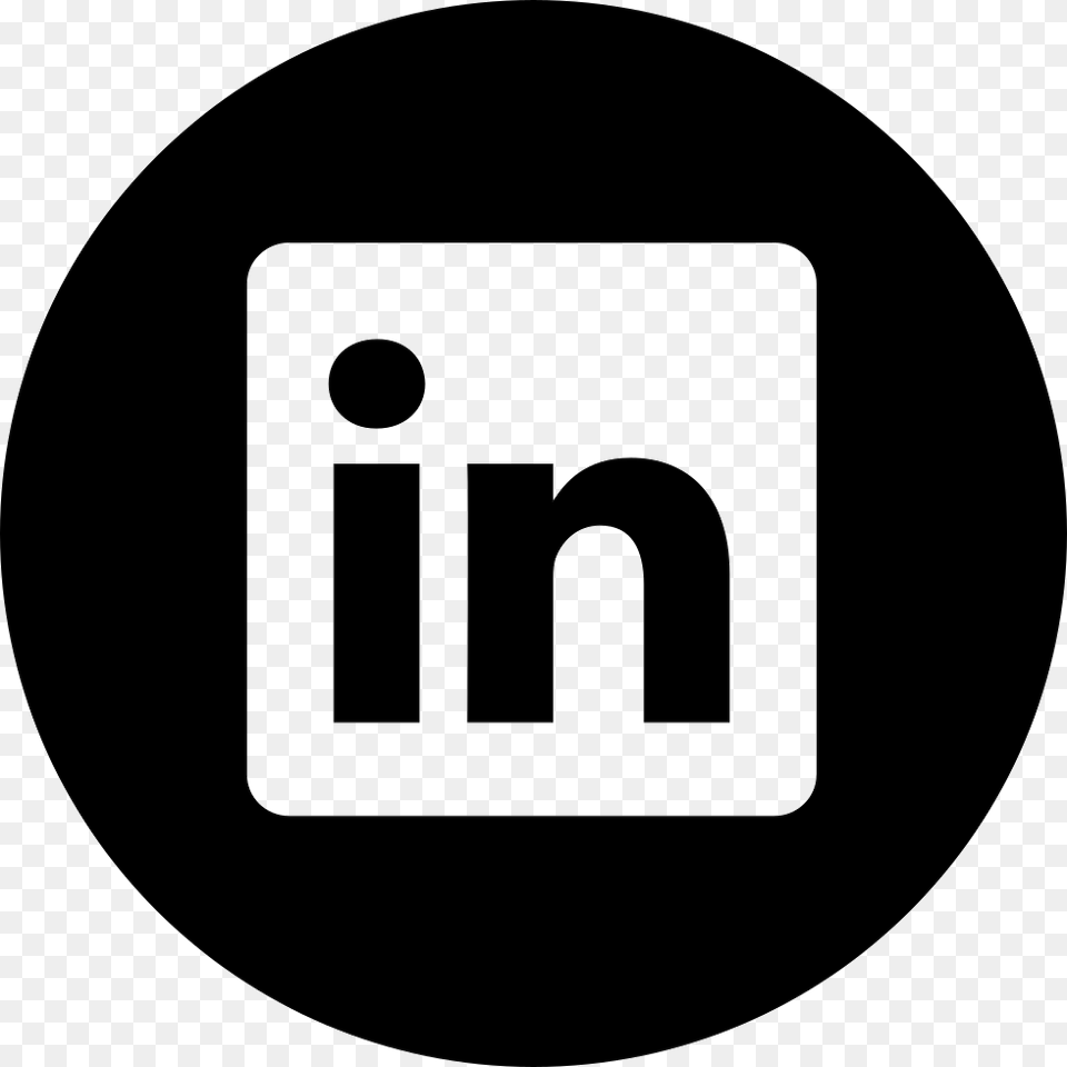 Linkedin Social Media Icon Vector, Sign, Symbol, Logo, Disk Free Transparent Png