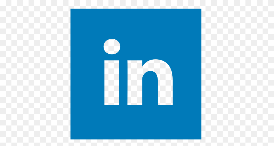 Linkedin Square Icon, Symbol, Sign, Text Free Transparent Png