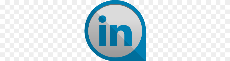 Linkedn Round Edge Social Iconset Uiconstock, Logo, Disk, Sign, Symbol Png Image