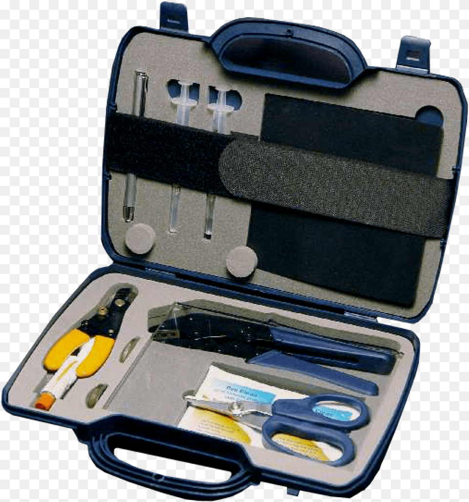 Linkmade Kit Herramientas Fibra Optica Fiber Optic Termination Kit, Scissors, First Aid Free Transparent Png