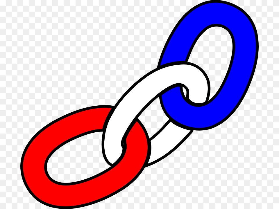 Links Chain Red White Blue Metal Industry Steel Links Clipart Free Png Download