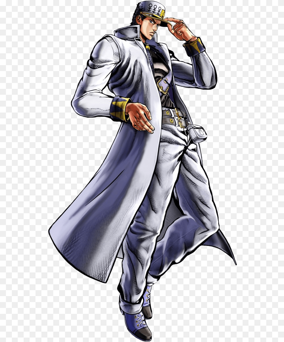Links From Left To Right Jotaro Eyes Of Heaven, People, Person, Clothing, Coat Png Image