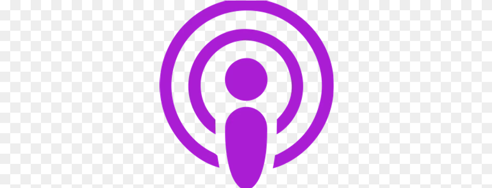 Links Gold Podcast Icon, Purple Png