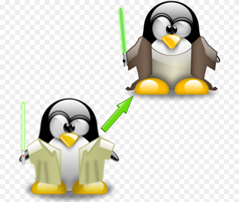 Linux For Jedi Tux Jedi, Toy, People, Person, Nature Free Png Download