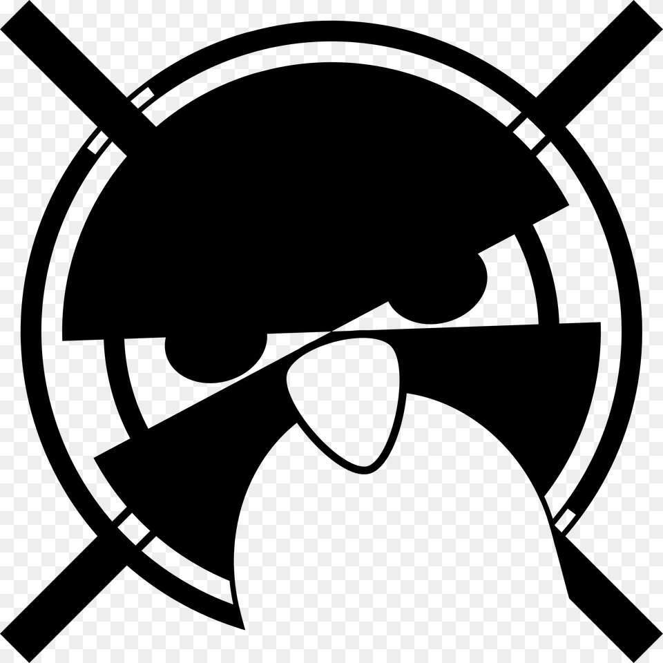 Linux Gamers Logo 1 Svg Zazzle Linux Gamers T Shirt, Stencil, Ammunition, Grenade, Weapon Png Image