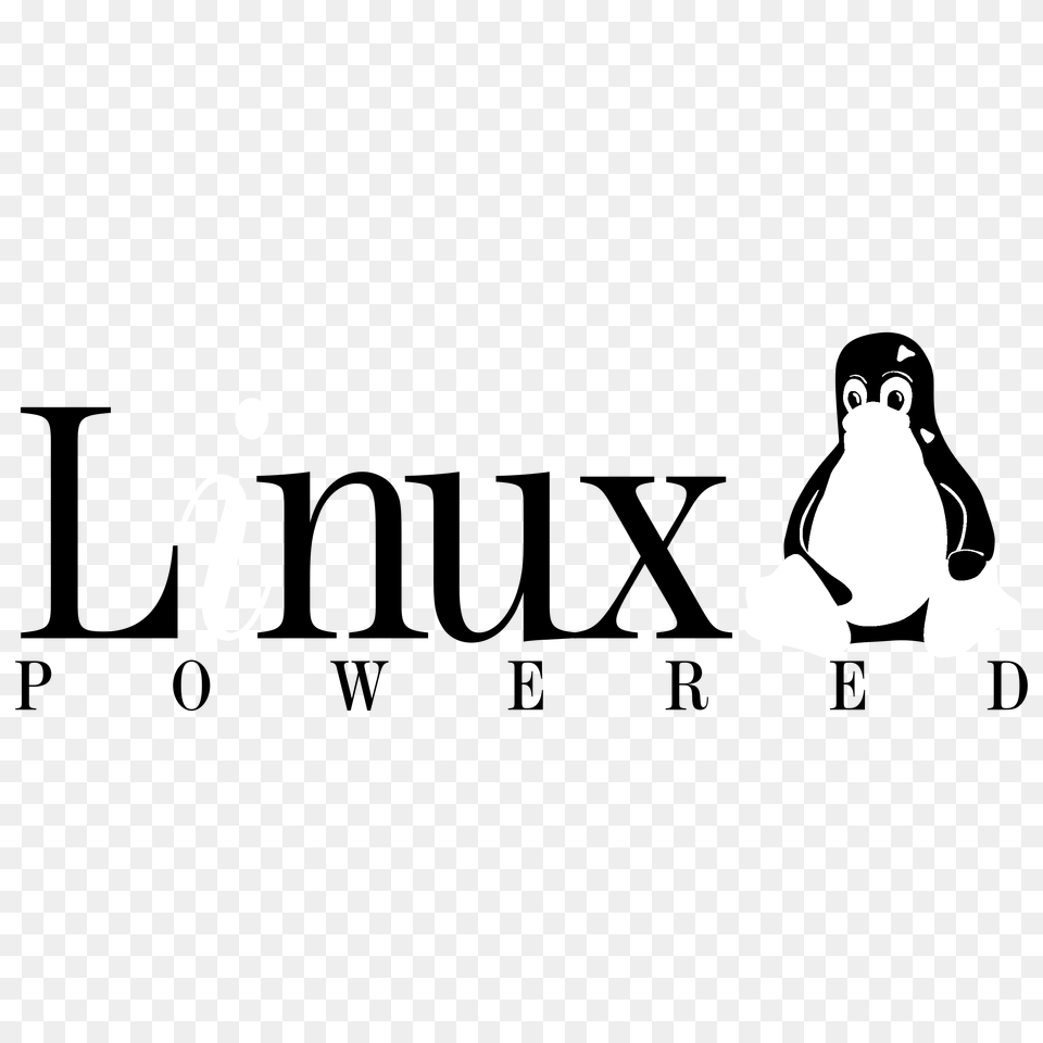 Linux Logo Vector, Stencil, Silhouette, Animal, Bird Free Transparent Png