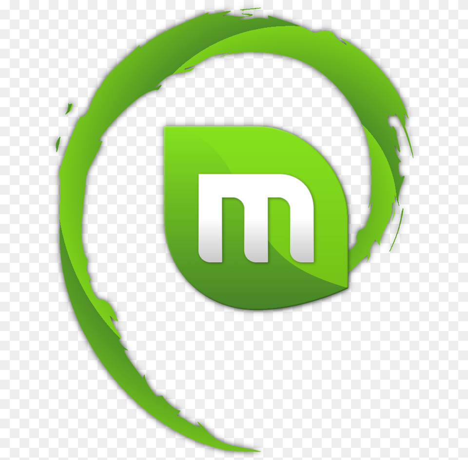 Linux Mint Logo, Green, Person Png
