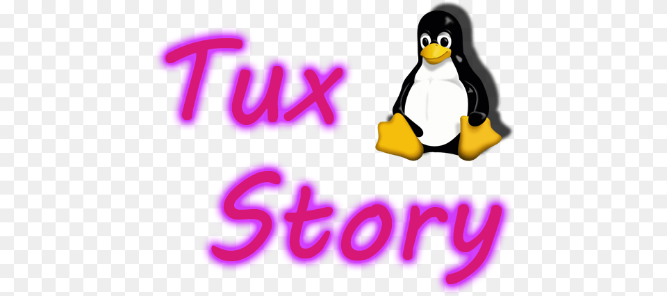 Linux Penguin, Animal, Bird, Text Png Image