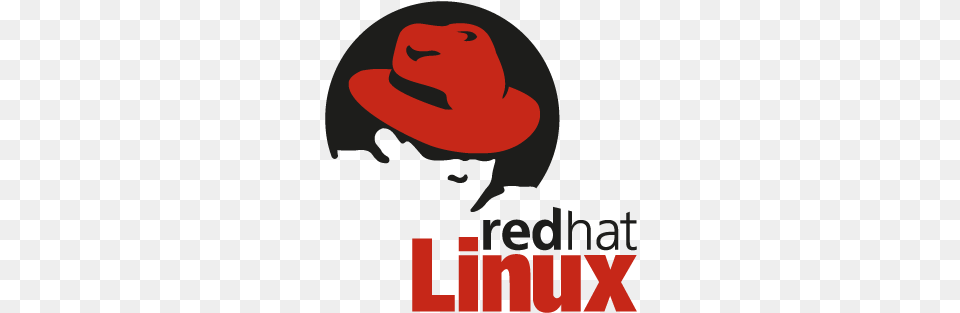 Linux Red Hat Logo, Clothing, Cowboy Hat, Person, Sun Hat Free Png Download