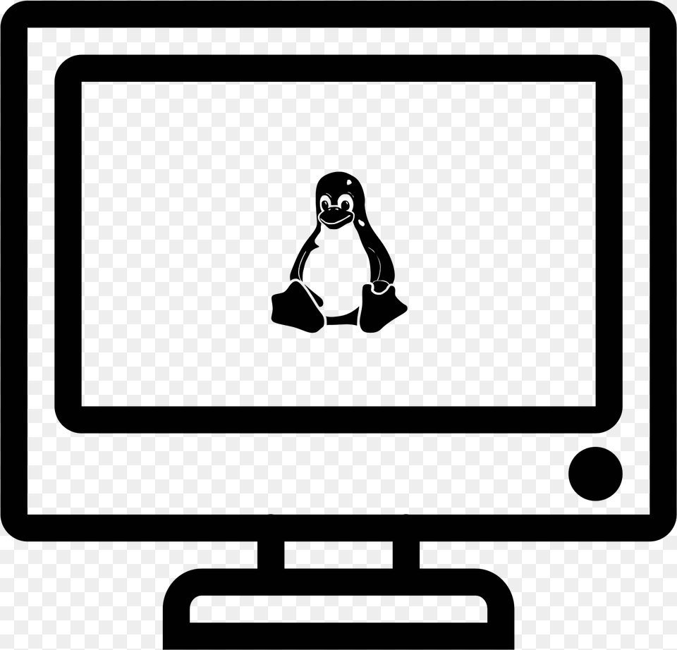 Linux Server Icon Windows Client Icon, Gray Png Image