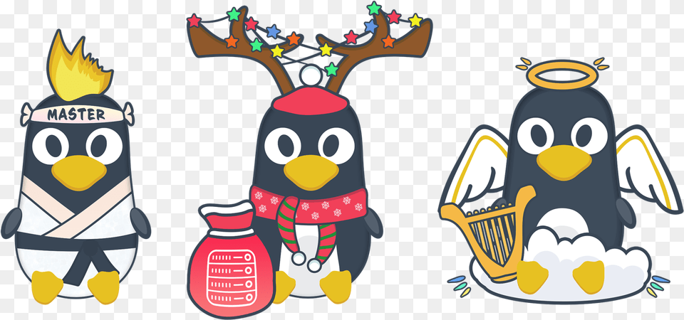 Linux Tux Penguin Programmer Little Angel Linux Logo Dot Free Png Download
