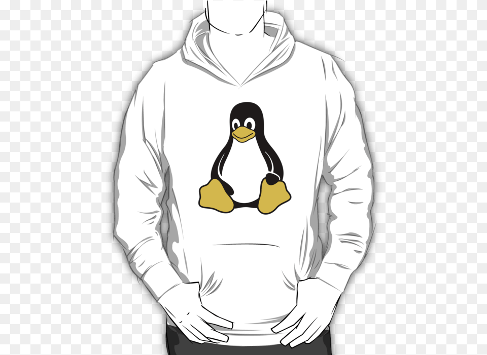 Linux Tux T Shirt T Shirt Tux Linux, Sweatshirt, Clothing, Hoodie, Knitwear Png