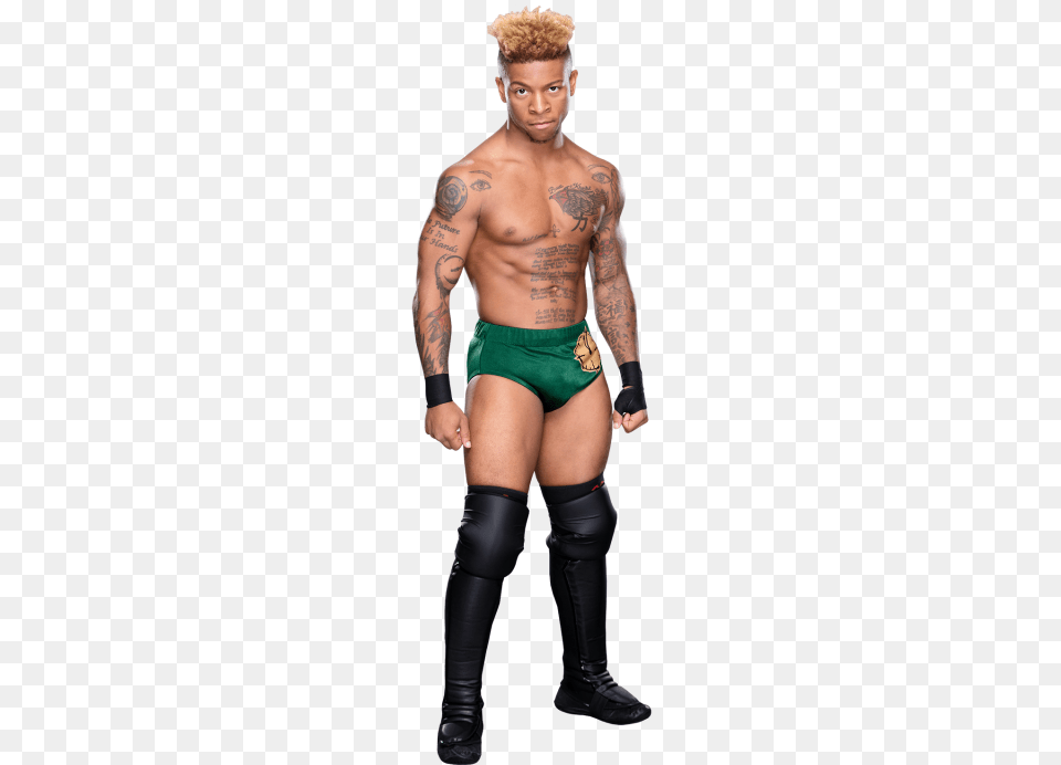 Lio Rush Wwe Lio Rush, Person, Skin, Tattoo, Back Png