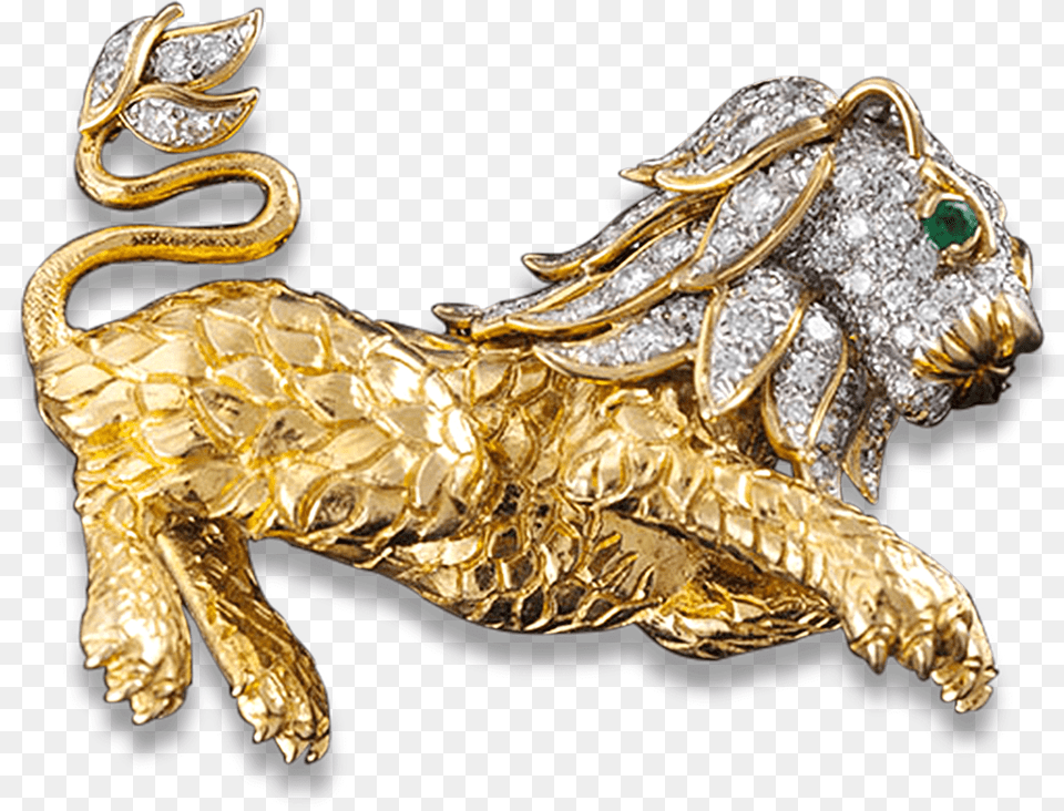 Lion, Accessories, Gold, Jewelry, Bronze Free Transparent Png