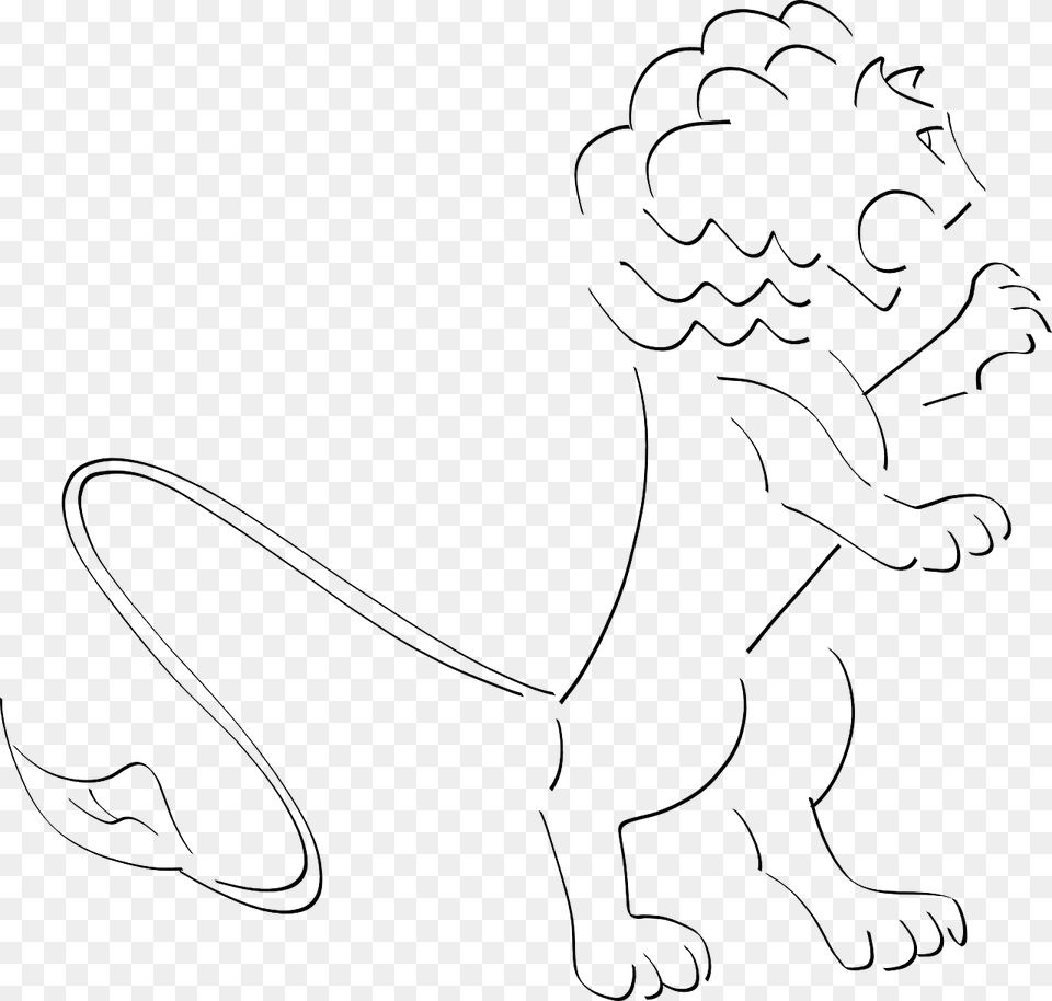 Lion, Art, Baby, Person, Drawing Png Image