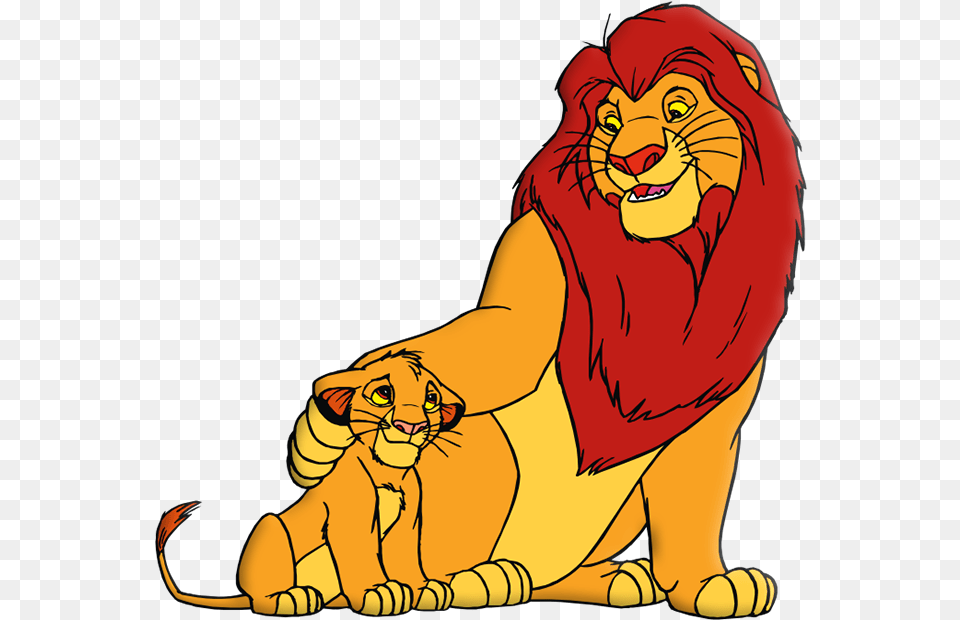 Lion And Cub Clipart, Animal, Mammal, Wildlife, Face Free Transparent Png