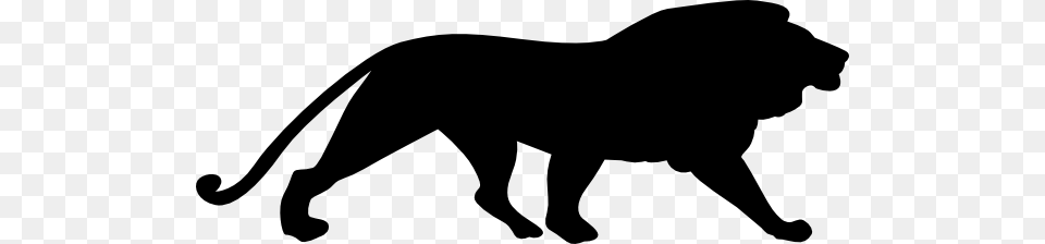 Lion Bigger Clip Arts For Web, Animal, Mammal, Silhouette, Wildlife Free Transparent Png