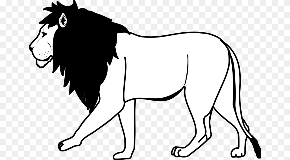 Lion Black And White Lion Clipart Black And White, Stencil, Person, Face, Head Png