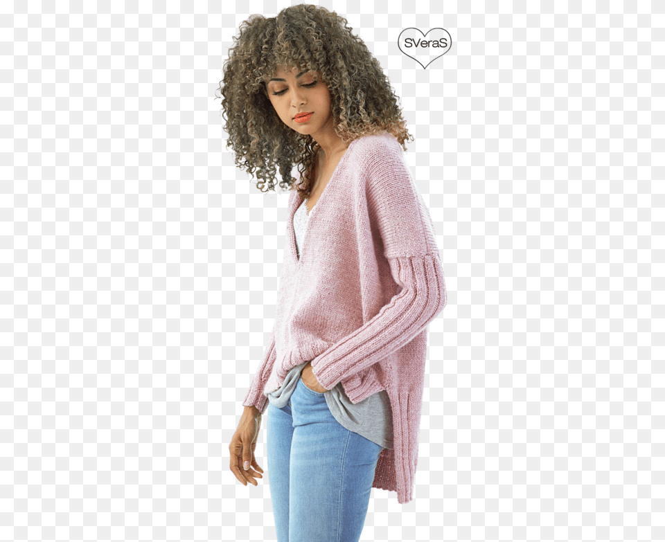 Lion Brand Touch Of Alpaca Sweater, Clothing, Knitwear, Adult, Female Free Transparent Png
