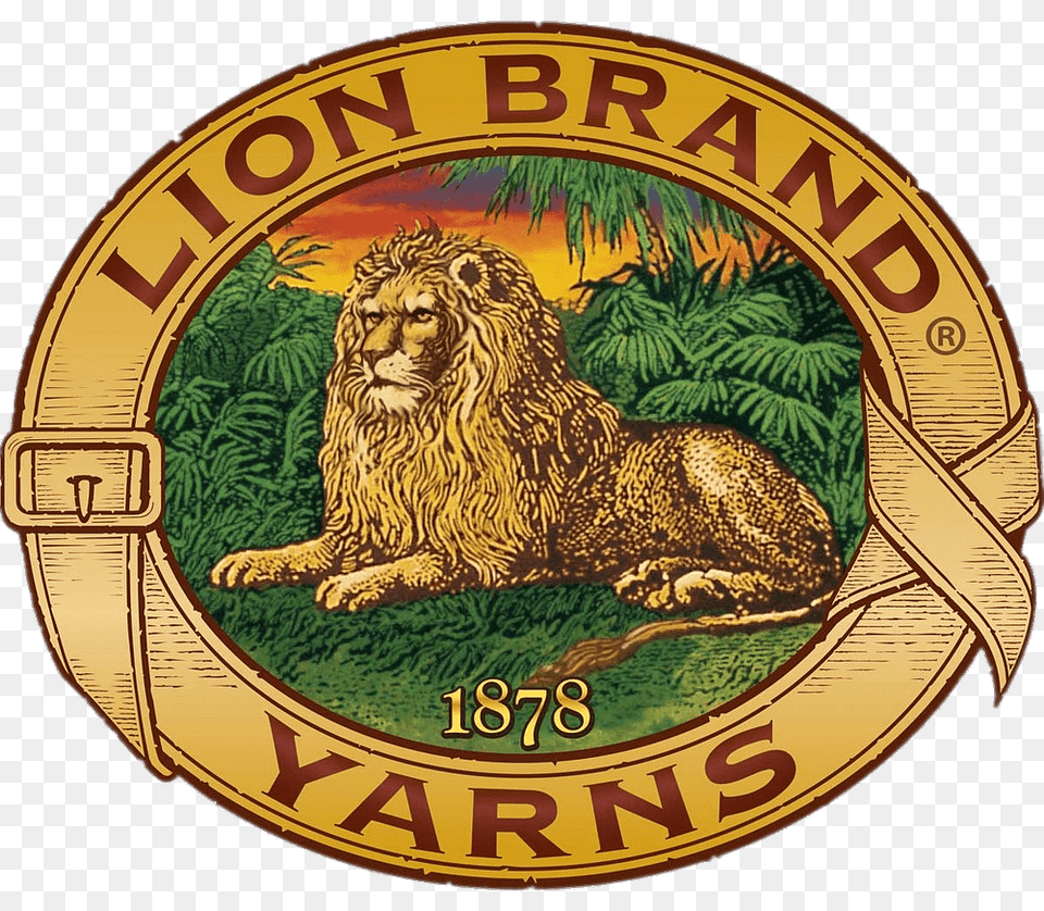 Lion Brand Yarns Logo, Animal, Zoo, Mammal, Wildlife Free Transparent Png