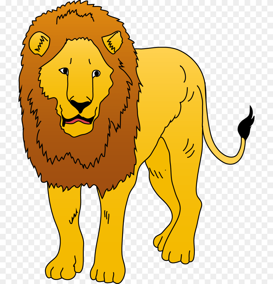 Lion Clip Art, Animal, Mammal, Wildlife, Face Png Image