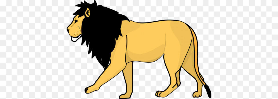 Lion Clip Art Free Vector In Open Office Drawing, Person, Animal, Wildlife, Mammal Png