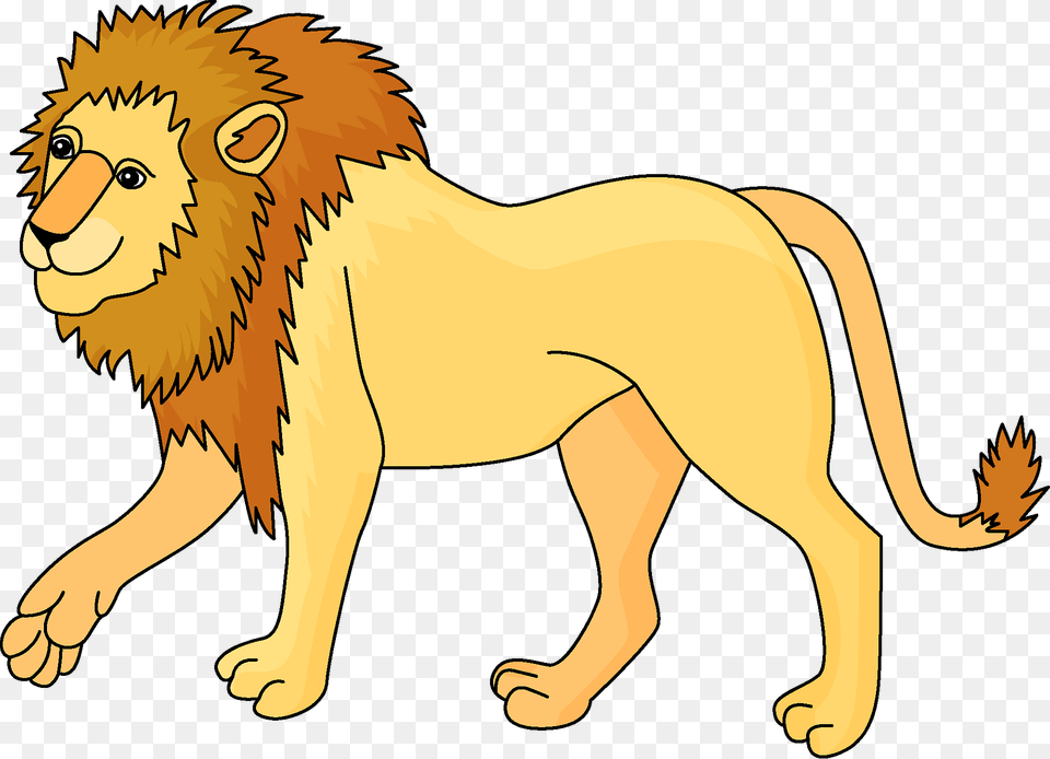 Lion Clipart, Animal, Mammal, Wildlife, Person Free Png Download