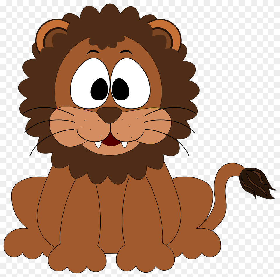 Lion Clipart, Animal, Mammal, Wildlife, Cartoon Png