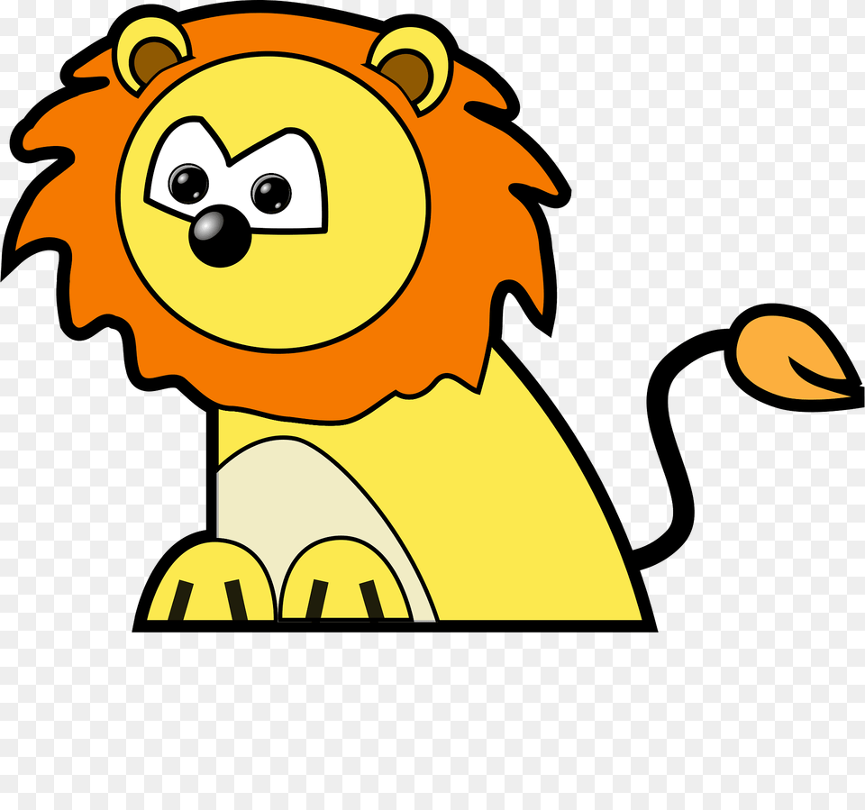 Lion Clipart, Cartoon, Animal, Bear, Mammal Free Png