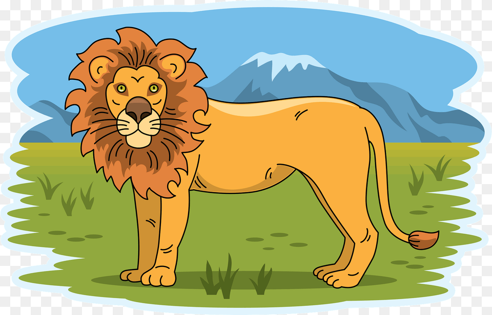 Lion Clipart, Animal, Mammal, Wildlife Free Transparent Png