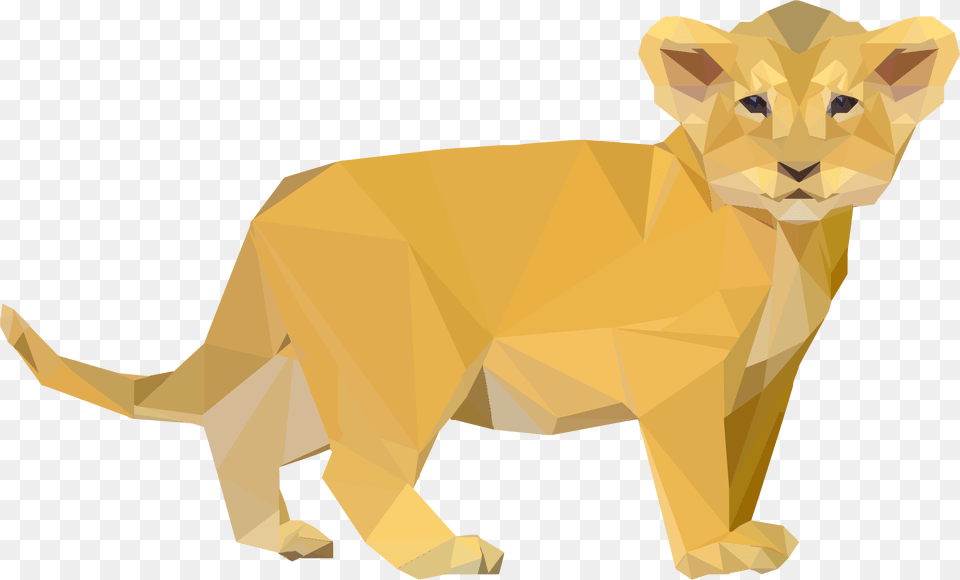 Lion Clipart 6 Download Lion Cub Clip Art, Animal, Mammal, Wildlife, Person Png Image