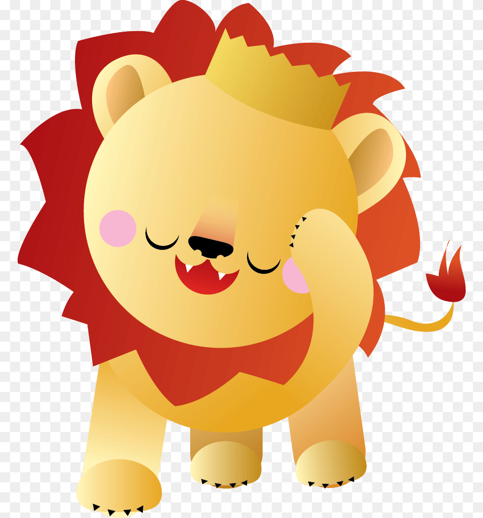Lion Clipart Cute Kawaii Cute Lion, Plush, Toy, Baby, Person Free Png Download