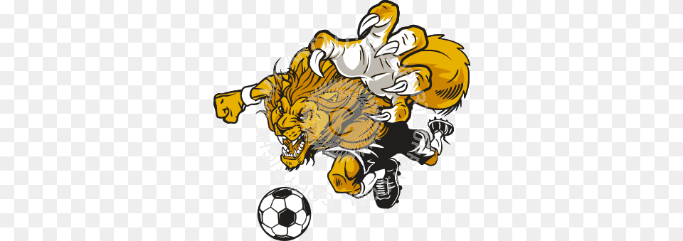Lion Clipart Soccer Soccer Boy Green Throw Blanket, Ball, Football, Soccer Ball, Sport Png