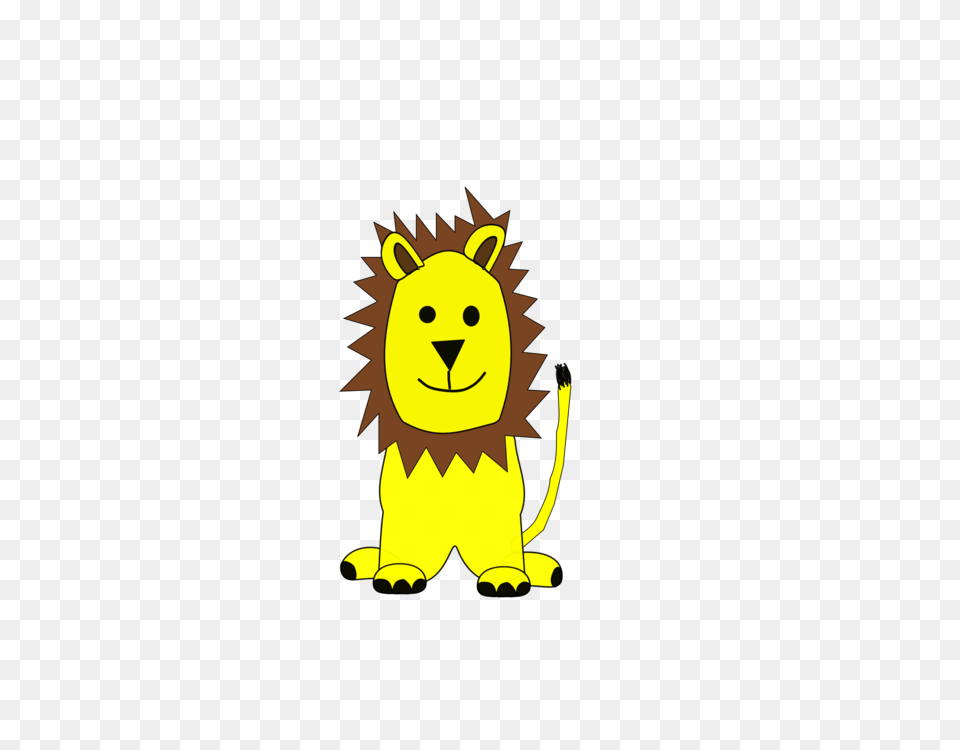 Lion Computer Icons Smiley Roar Big Cat, Cartoon, Animal, Bear, Mammal Free Png