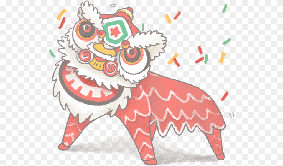 Lion Dance, Cream, Dessert, Food, Ice Cream Png Image