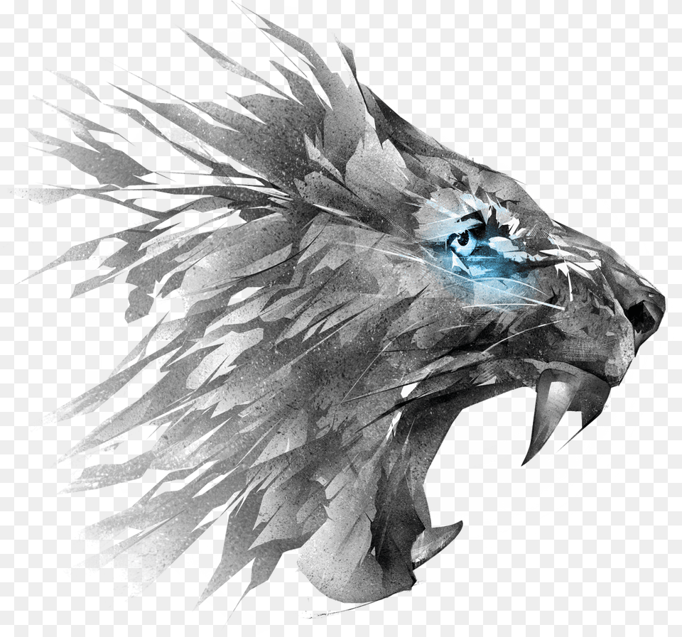 Lion Eagle, Ice, Art Png Image