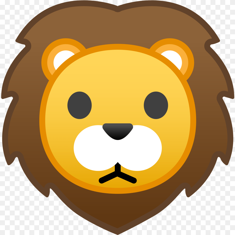 Lion Face Icon Noto Emoji Animals Nature Iconset Google Background Lion Emoji, Animal, Mammal, Wildlife Free Transparent Png