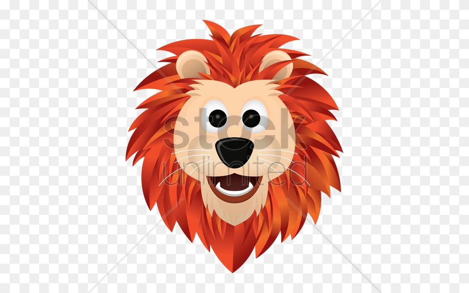 Lion Face Vector, Animal, Mammal, Wildlife, Baby Free Png Download