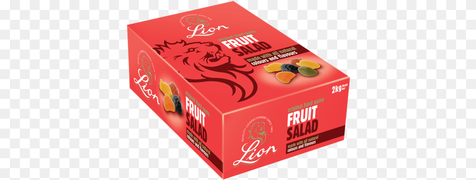 Lion Fruit Salad Carton, Box, Food, Sweets, Cardboard Png