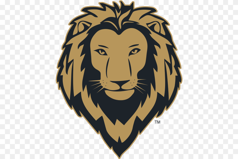 Lion Gold Gold And Black Lion Logo, Animal, Mammal, Wildlife, Person Free Png