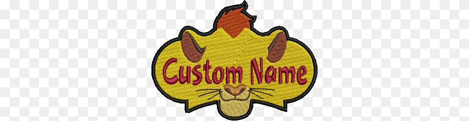 Lion Guard Custom Iron On Patch With Name Quacking Threads, Birthday Cake, Cake, Cream, Dessert Free Png