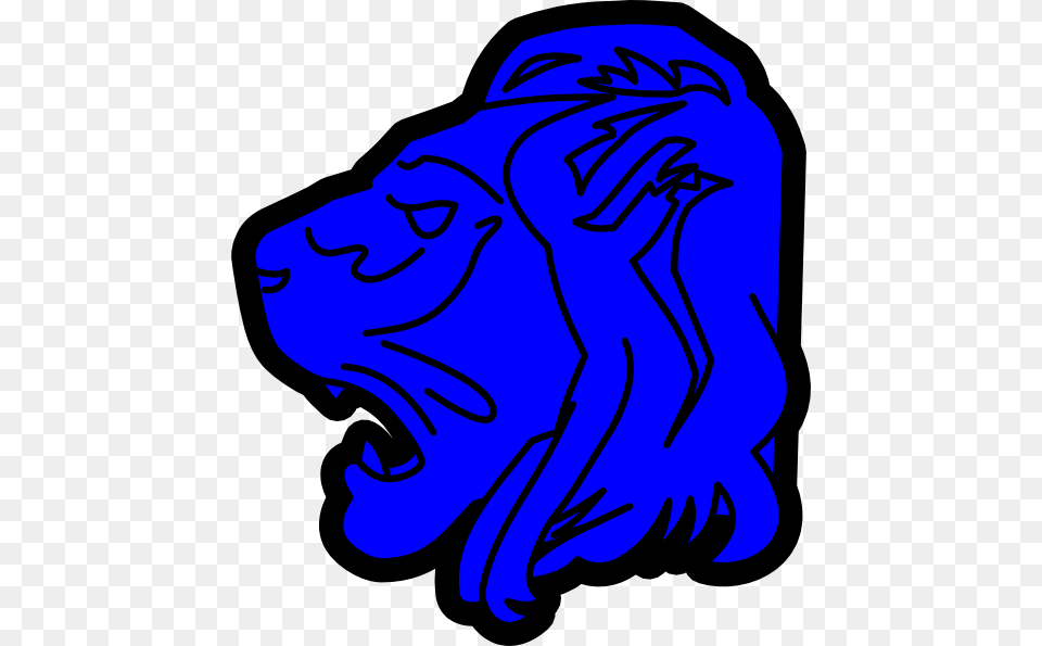 Lion Head Blue Clip Arts, Baby, Person, Animal, Mammal Free Png