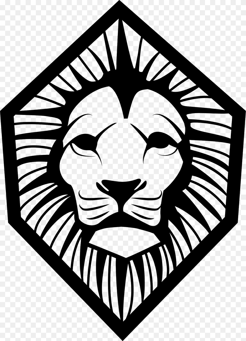 Lion Head Clipart, Logo, Person, Face, Mammal Free Png Download